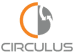 Logo of Circulus featuring a circular design with an orange and gray pattern, accompanied by the word "CIRCULUS" in a modern gray font, appealing to customers seeking sleek and contemporary branding.