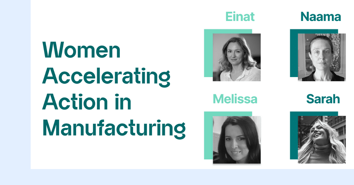 Portraits of Augury women who are accelerating action in manufacturing